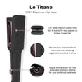 thumbnail image 3 of L'ange Hair Le Titane 2-in-1 Titanium Flat Iron Hair Straightener and Curler | 1.75" Black, 3 of 8