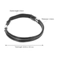thumbnail image 2 of IBASETOY 1 Pair Anti Drop Shoe Straps Black Elastic Band for Women Shoes Without Straps Daily Use, 2 of 8