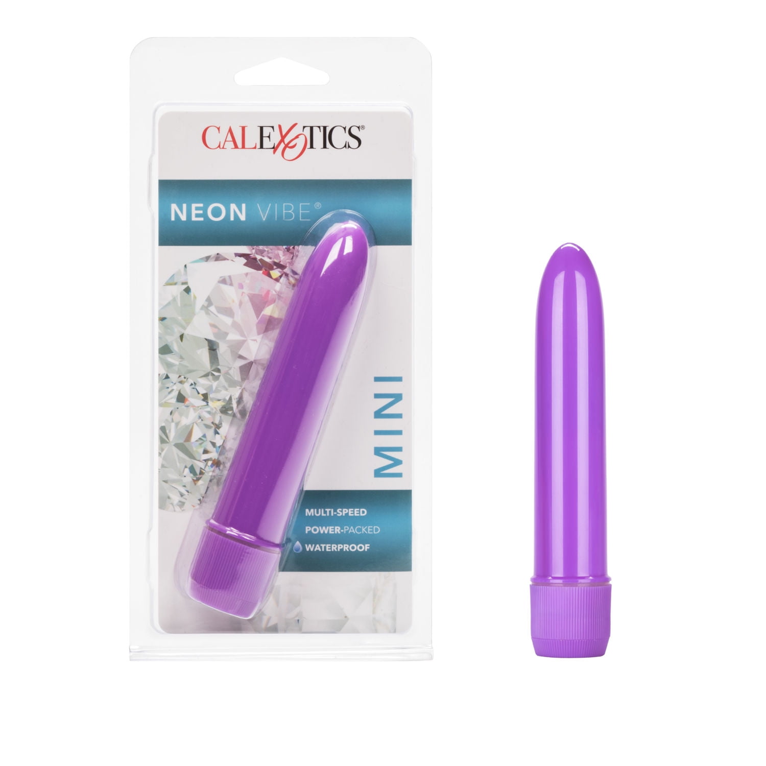 CalExotics Neon Multi-Speed Power Packed Vibrator - Purple