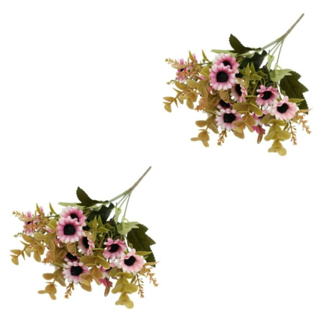 kurtrusly 1/2/3/5 Realistic Appearance Fake Flower Decoration For Life Long-lasting Durability Milano chrysanthemu4 2PCS