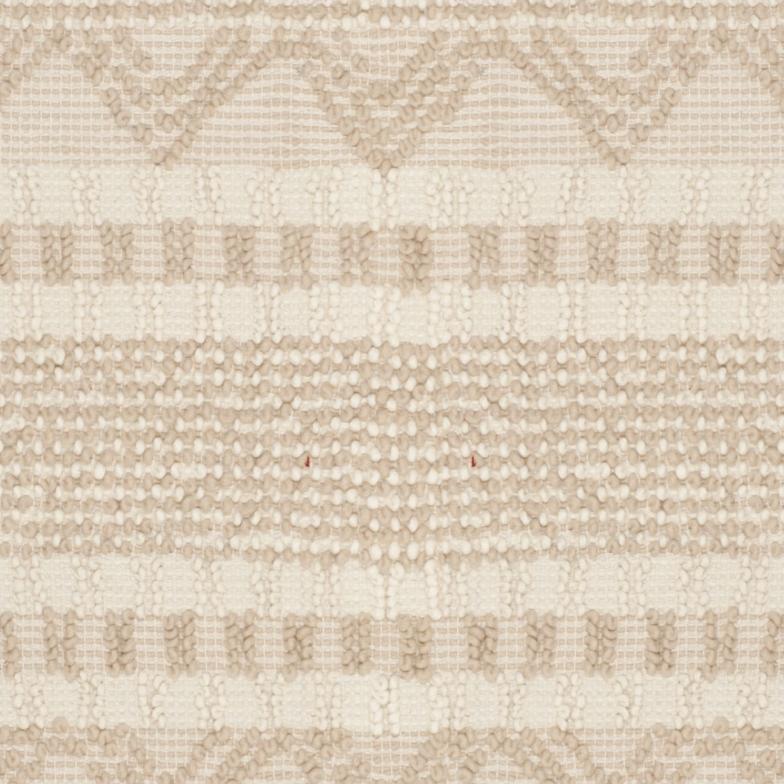 SAFAVIEH Natura Carly Geometric Braided Wool Area Rug, Beige/Ivory, 10' x 14'