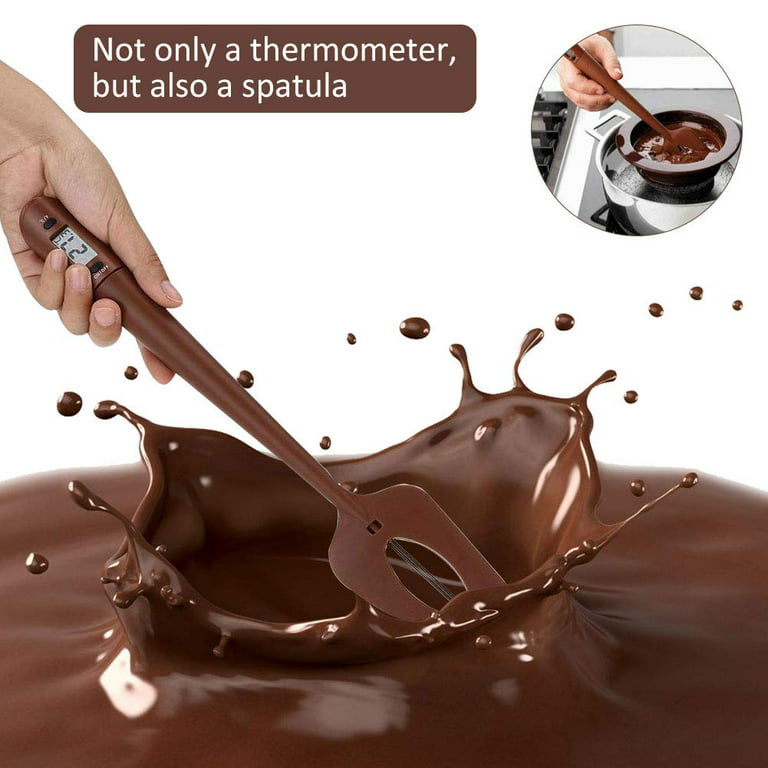 Chocolate Scraper Digital Spatula with Thermometer 2 in1 Baking Thermometer  Coffee Candy Fry Detecting Temperature Kitchen Tools