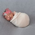 thumbnail image 5 of Sikiie French Bulldog Face Baby Newborn Hats, Infant Knotted Baby Hat, Beanie Top Knot Caps for Baby Boys Girls, 5 of 5