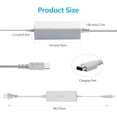 thumbnail image 2 of Cargador para Gamepad de Wii U, cable de carga de repuesto para adaptador de corriente CA para Gamepad de Nintendo Wii U, 2 of 7