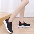 thumbnail image 5 of NexTorq Women's Walking Tennis Shoes Slip On Sneaker Comfortable Lightweight Casual Athletic Gym Shoes Black 36, 5 of 8