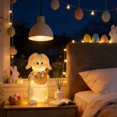 thumbnail image 4 of Lighted Easter Bunny, 6" Rabbits with Lights, Light Up Easter Basket Rabbits Easter Gift, Party Favor Figurine for Spring Tabletop Holiday Room, 4 of 6