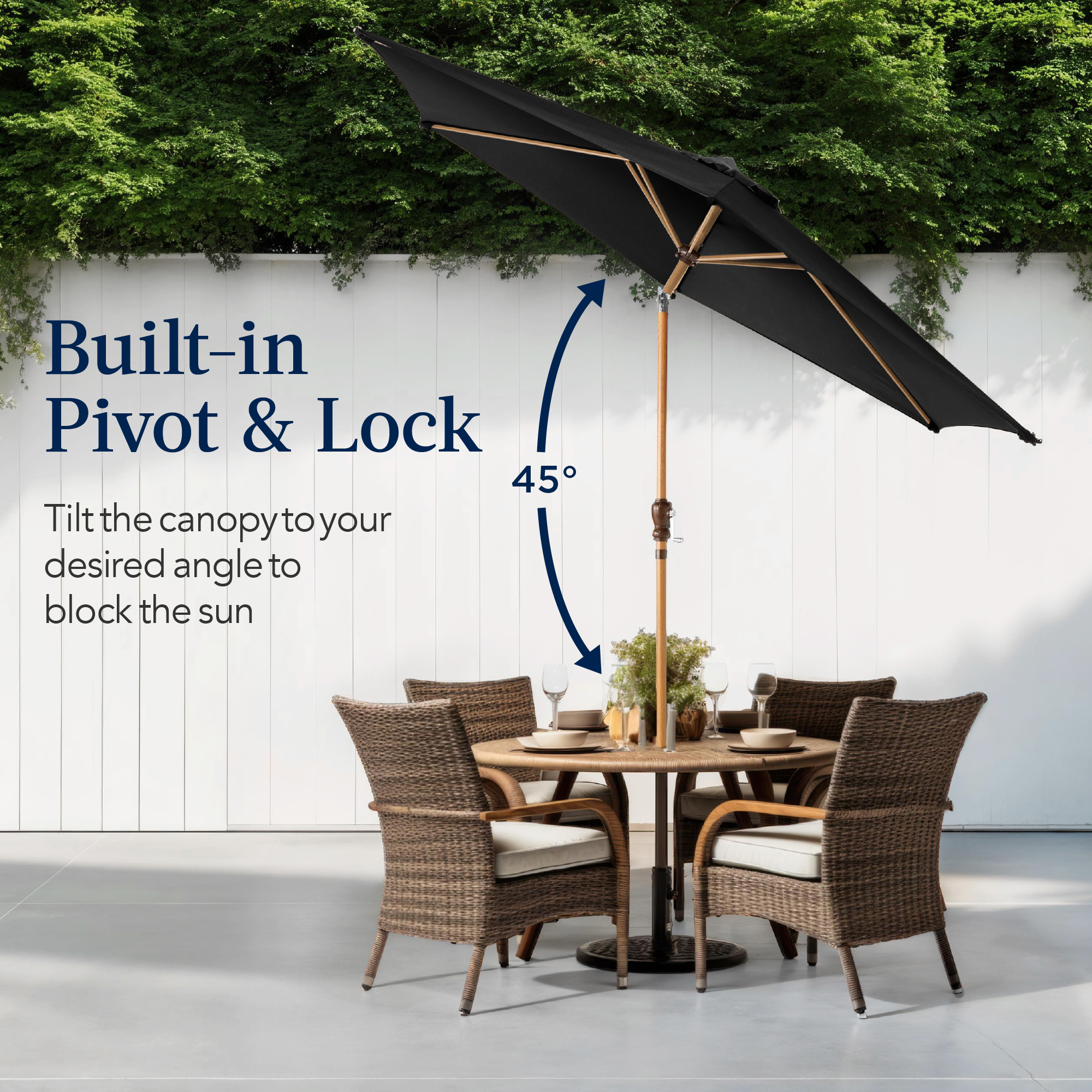 Best Choice Products 10ft Market Patio Umbrella with Crank & Tilt photo 4