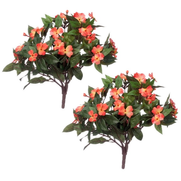 Impatiens Bush Orange by OakRidge, Set of 2