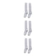 thumbnail image 3 of Calcetines térmicos Qarigey sobre la rodilla Larga elasticidad Transpirable gris claro, 3 of 6