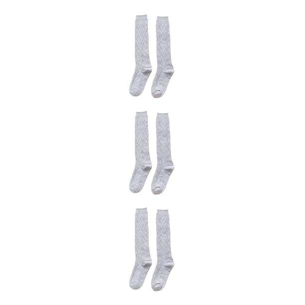 Calcetines térmicos para botas Sonducket sobre la rodilla gris claro CBP380091