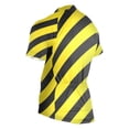 thumbnail image 3 of joogoo Yellow Stripes Pattern Men's Cycling Jerseys Mountain Bike Short Sleeve Tops XL, 3 of 7