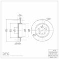thumbnail image 2 of Rear Dynamic Friction Company GEOSPEC Coated Brake Rotor 604-54178 (1) For 2002-2010 Ford Explorer, 2002-2010 Mercury Mountaineer, 2007-2010 Ford Explorer Sport Trac, 2 of 2