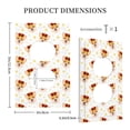 thumbnail image 3 of Fotbe Funny Corgi Print Duplex Receptacle Wall Plate, 1-Gang 5.0" x3.0" Wall Outlet Covers, Dual Outlet Faceplates Covers, Color-matched Screws Included-Style S, 3 of 6