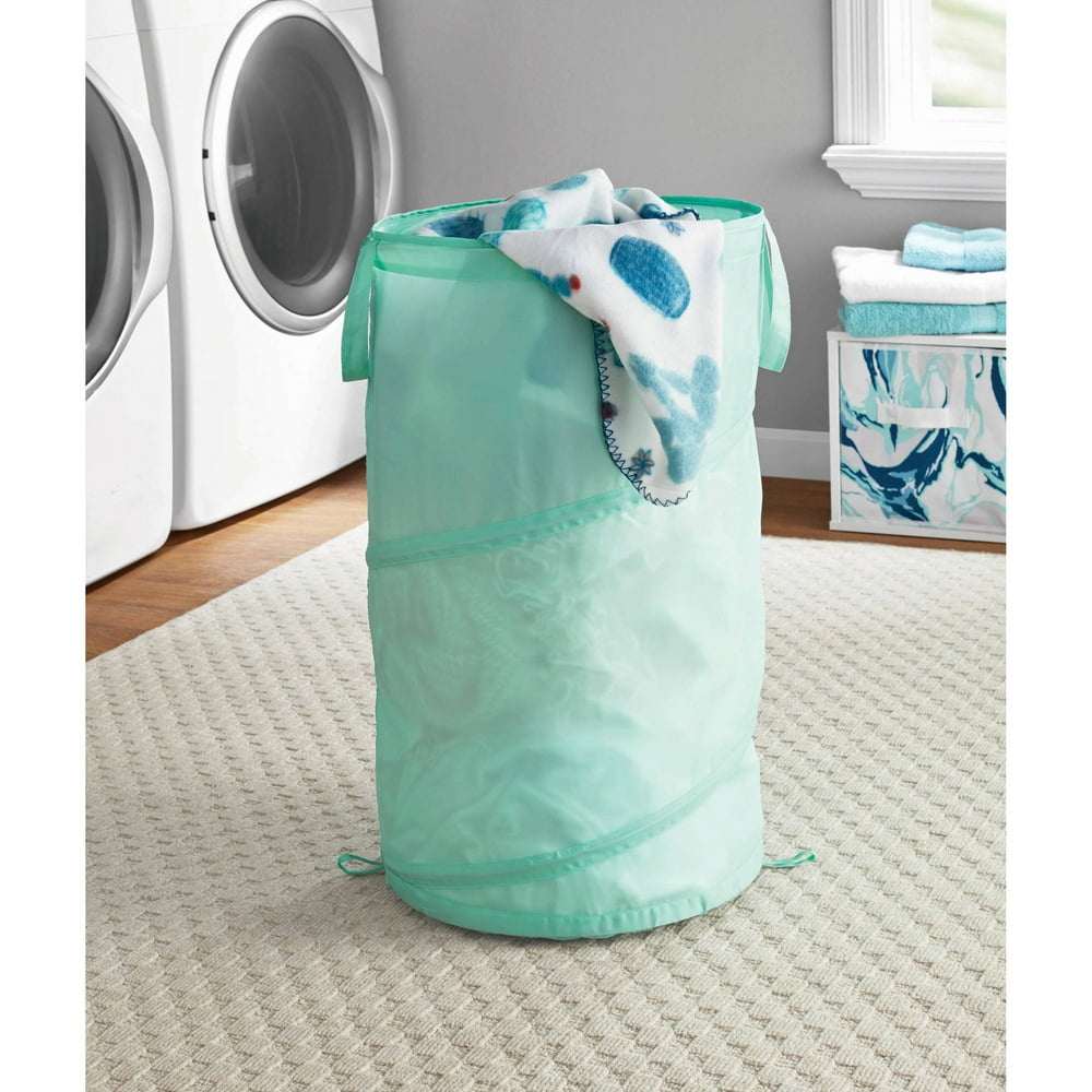 Mainstays PopUp Hamper, Classic Mint