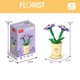 thumbnail image 3 of Ramos de flores ensamblados Bloques de construcción Arreglos florales Juguetes Pequeñas partículas Flores inmortales Regalos de cumpleaños, 3 of 5