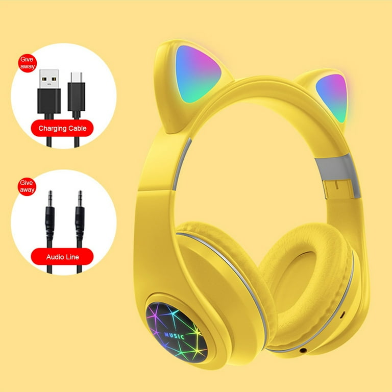 Yellow gaming headphones sale