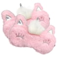 thumbnail image 2 of MasteelfCA 2Pcs Plush Eye Masks Sleeping Eye Covers Furry Sleep Masks Kids Eye Cover Sleeping Eye Covers, 2 of 7