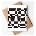 thumbnail image 1 of Illusion Line Loop Repeat Stitching Greeting Cards You are Invited Invitations, 1 of 3