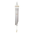 thumbnail image 4 of Zingz & Thingz Grand Vista Aluminum Outdoor Wind Chime - 57" - Silver and Brown, 4 of 6
