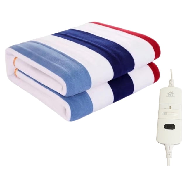 Manta eléctrica para el hogar, protección contra sobrecalentamiento, cómodo, calefacción rápida, colchón eléctrico, termostato para dormitorio, sala de estar M Yotijar Manta eléctrica