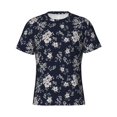thumbnail image 3 of Naloa Retro Flower Men's T-Shirt Sport T-shirt Men's Basic Tee Casual Men's Shirt, Round Neck, Short Sleeves - XX-Large, 3 of 5