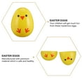 thumbnail image 3 of BEADCEST 12Ud Huevos Amarillos De Pascua En Plástico Fino Para Decorar Eventos Y Fotografías, 3 of 8