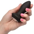 thumbnail image 5 of California Exotic Novelties Vibrating Jeweled Gem Anal Plug 10 Mode Thrusting Prostate Massager Sex Toy (Petite Black), 5 of 5