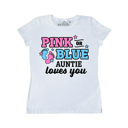 Pink or Blue Auntie Loves You Women's T-Shirt