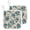 Beige, variant on Navy Blue Hydrangea Floral Pot Holders for Kitchen Heat Insulation Potholder, Kitchen Pot Holders Sets Washable Oven Hot Pads Terry Cloth Trivet for Cooking Baking Vintage Botanical Aesthetic 2 Pack