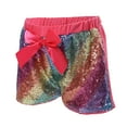 thumbnail image 2 of Wenchoice Rainbow Sequins Bow Shorts Girl'S Xl(7Y-8Y), 2 of 2