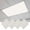 White Cream, variant on Cream Moire Magnetic Fluorescent Light Covers for Ceiling Lights 2 x 4 Feet, Water Ripple Stripe Farmhouse Office Classroom Kitchen Drop Ceiling Light Covers Lighting Filters Shade Panel 1 Pack