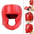 thumbnail image 4 of Boxeo Sparring Headgear Protección para la cabeza Mejillas Proteger la cabeza suave 58 a 66CM shamjiam Casco de boxeo, 4 of 9