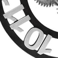 thumbnail image 4 of Craftsmanship Durable Retro Gear Clock, Gear Wall Clock, Office For Home Decor, 4 of 8
