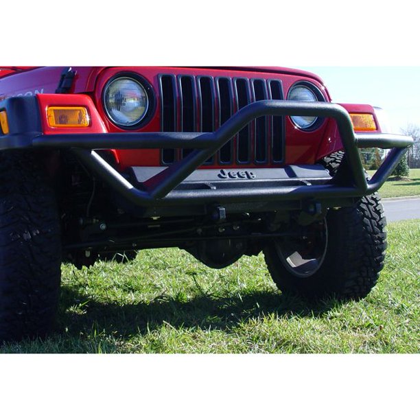 Outland Automotive Rrc Front Bumper With Grille Guard Black; 8706 Jeep Wrangler Yj/Tj 391150211