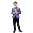thumbnail image 5 of Conjunto de vestido Formal para niños, traje de flores de Color degradado, traje de boda de pasarela, Blazer, chaleco, pantalones, atuendo de 3 piezas, 5 of 5