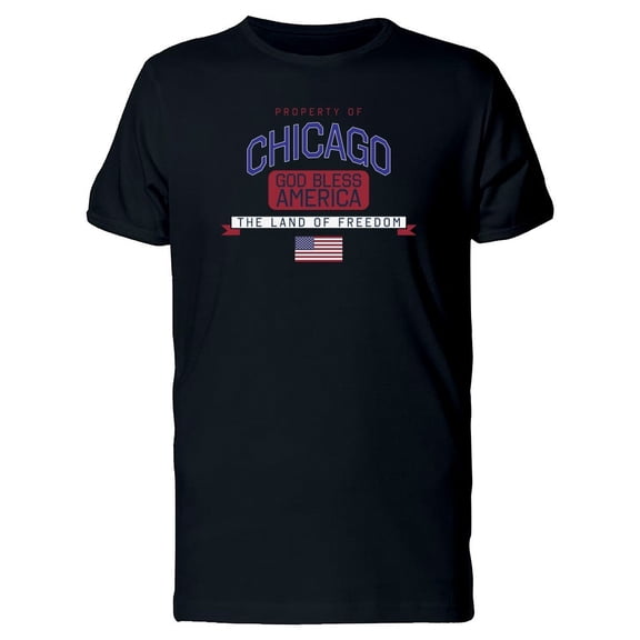 Property Of Chicago, Usa Freedom Tee Men's -Image by Shutterstock