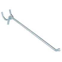 8 inch Chrome Peg Hook for ¼ inch Pegboard - Pack of 100