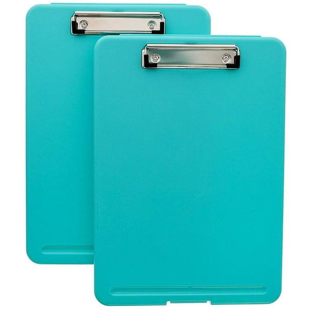 Shop online at walmart photo and get amazing discounts. 2 pack foldable medical nursing clipboard with storage turquoise 13 x 9 5 inches