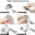 thumbnail image 2 of 52 Pcs Callus Shaver Set,1 Stainless Steel Foot Razor with 50 Replacement Slices Blades and 1 Foot File Head Foot Care Tools,Foot Shaver Callus Remover,Hard Dry Skin Remover for Hand Feet, 2 of 5