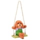 thumbnail image 3 of Estatua de resina con forma de columpio para colgar en el jardín, diseño de perro de peluche, color marrón, 3 of 14