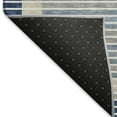 thumbnail image 5 of Addison Rugs Mayfield Premium Machine Washable Transitional Stripes Navy Rectangle Rug, 5' x 7'6", 5 of 6