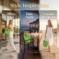 thumbnail image 2 of Clearance Beach Bags for Women Under $15,Straw Handmade Woven Tote Bag, Summer Mesh Hollow Shoulder Bag for Holiday, 2 of 6