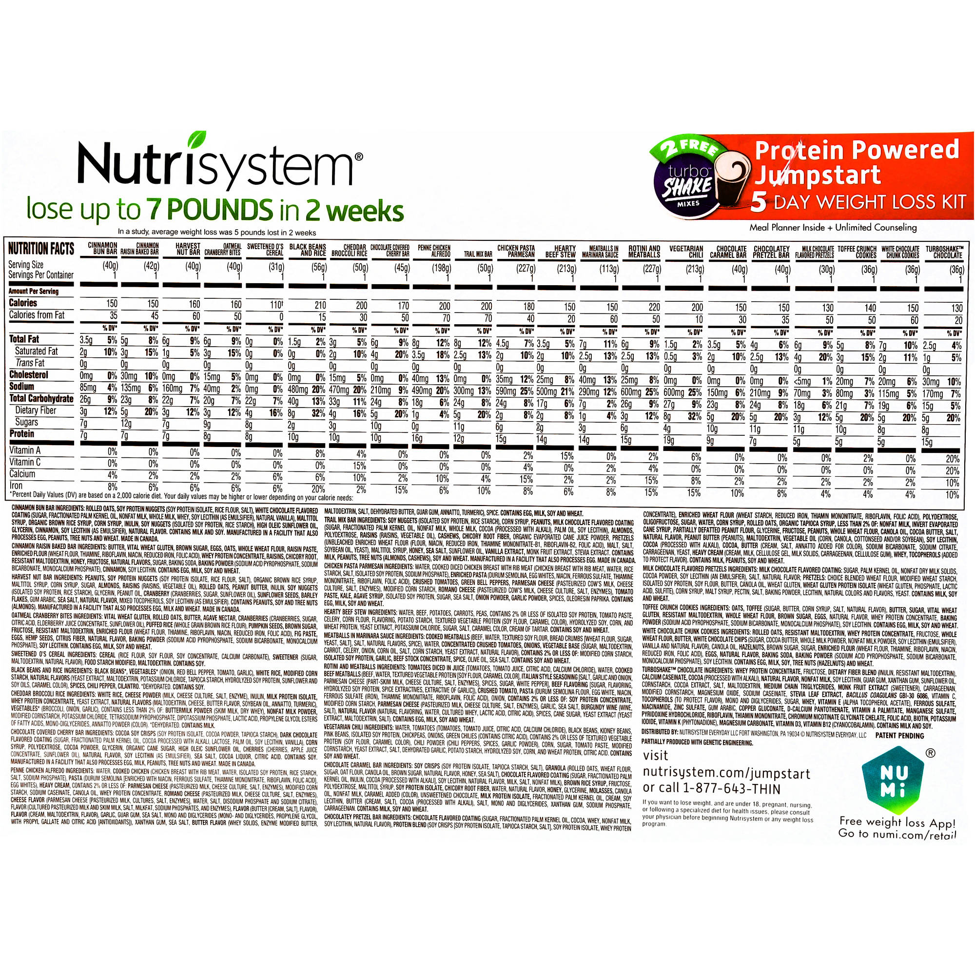 Nutrisystem® 5 Day Protein Powered Jumpstart Weight Loss Kit ORIGINAL