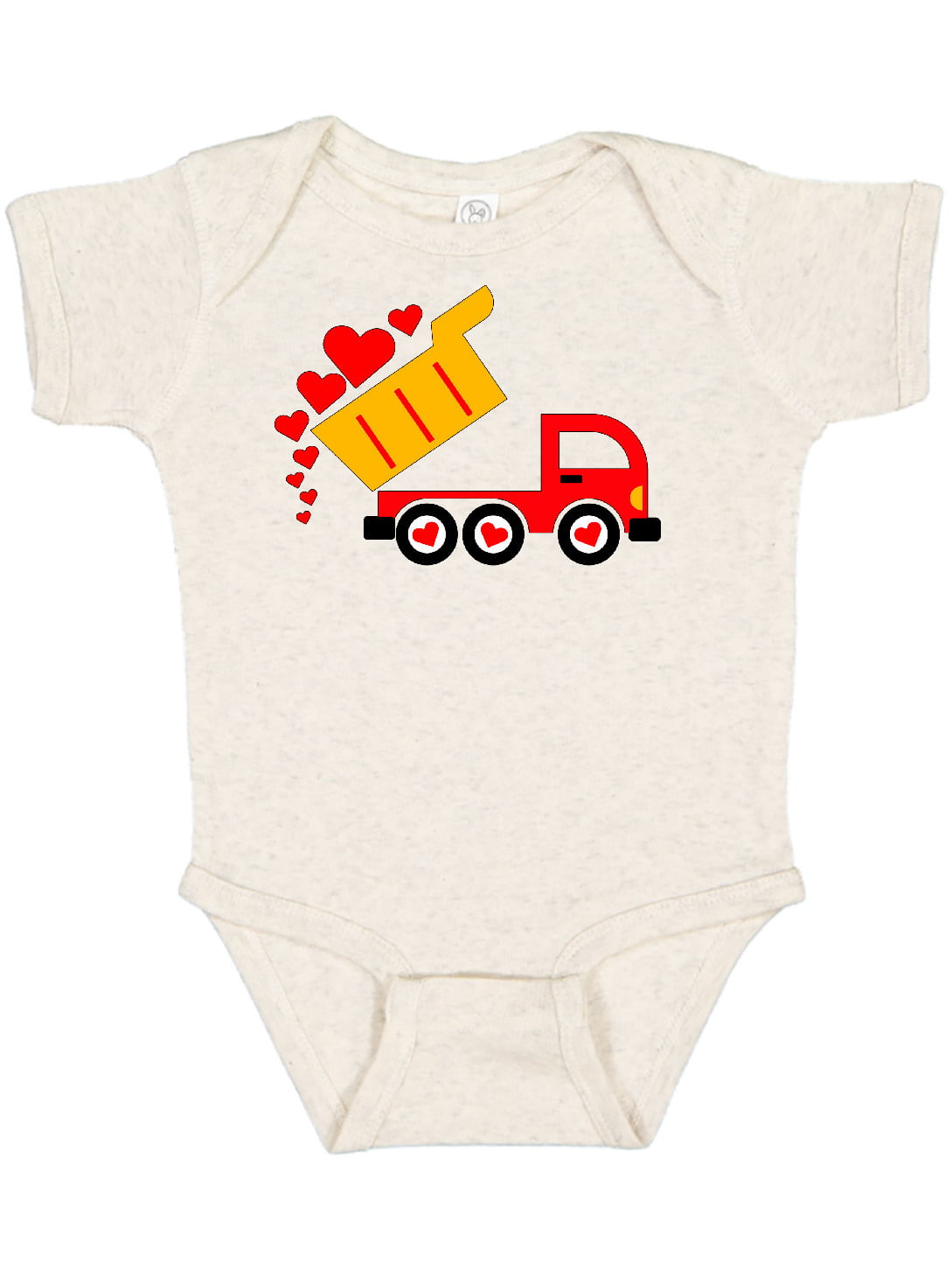 Details about   Loads Of Love Dumptruck Valentines Day Heart Truck Infant Bodysuit