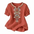 thumbnail image 2 of MAIHAN Women Polo Shirt Casual Summer Funny Printed Graphic Loose Tees Short Sleeve Spring Summer Tops Beach Vacation Clothes for Casual 2026, 2 of 2