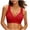 Red-bras for women, variant on Hfnxid Front Closure Bras for Women No Underwire Plus Size Wireless Sleep Bra for Older Womens Comfortable Push Up Bralettes