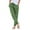 Army Green, variant on Green Women's Casual Pants Womens Tapered Pants Drawstring Back Elastic Waist Pants Casual Trousers With Pockets Womens Work Pants