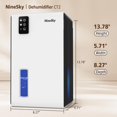thumbnail image 2 of Deshumidificador NineSky con tanque de 2,8 L, 93 m², luz LED, 2 of 8