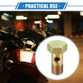 thumbnail image 2 of Unique Bargains 1 Set M8x1.0 Length 23mm Metric Thread Turbo Brake Line Fitting Adapter for Car W/ Washers Spacer, 2 of 7