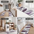 thumbnail image 5 of Purple Leaf Pattern Kitchen Rugs Sets Of 3,Kitchen Runner Rugs Non Skid Washable,Decorative Kitchen Floor Mats for Kitchen,Sink,Laundry,17"x30"+ 17"x47" + 17"x59", 5 of 6